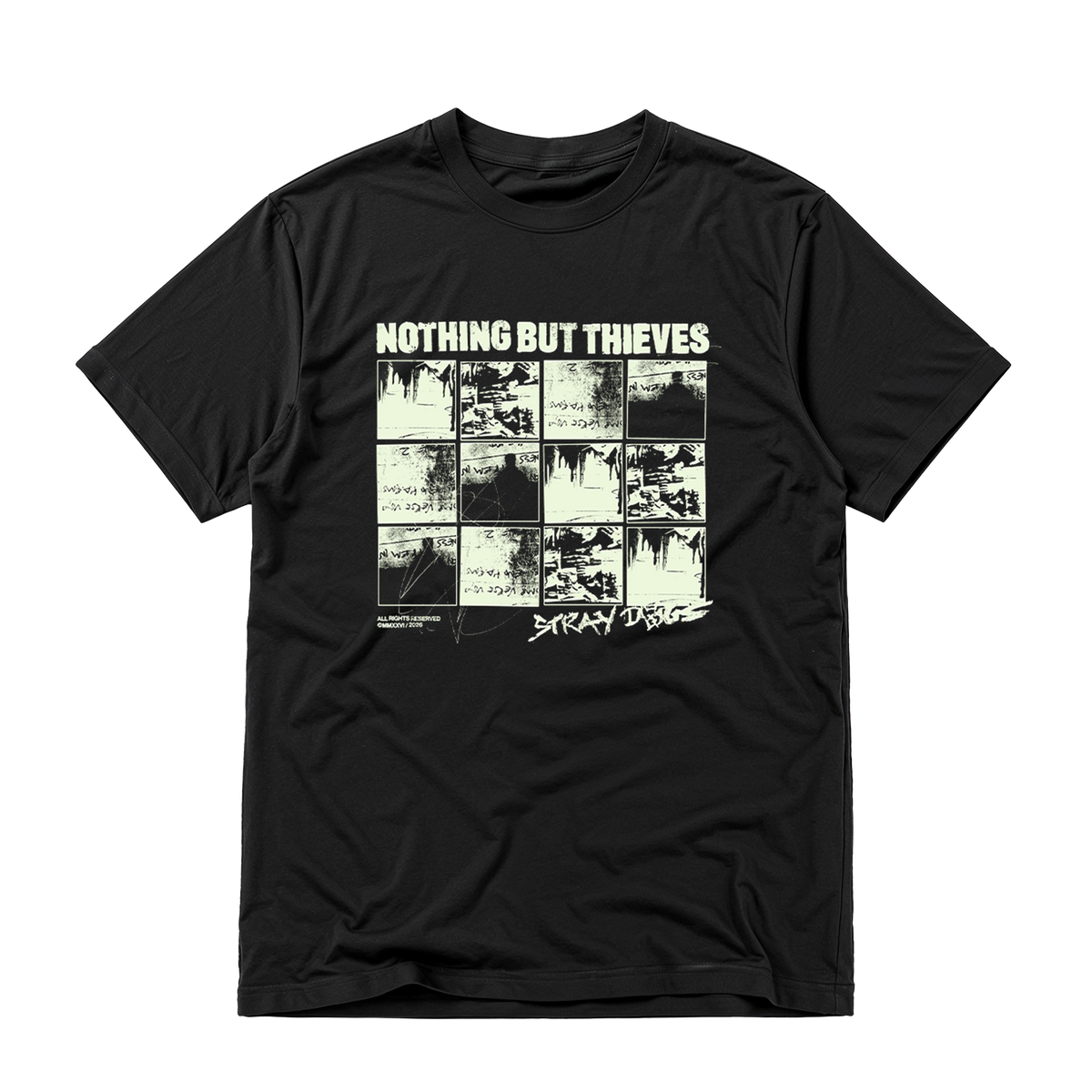 Stray Dogs Grid T-Shirt
