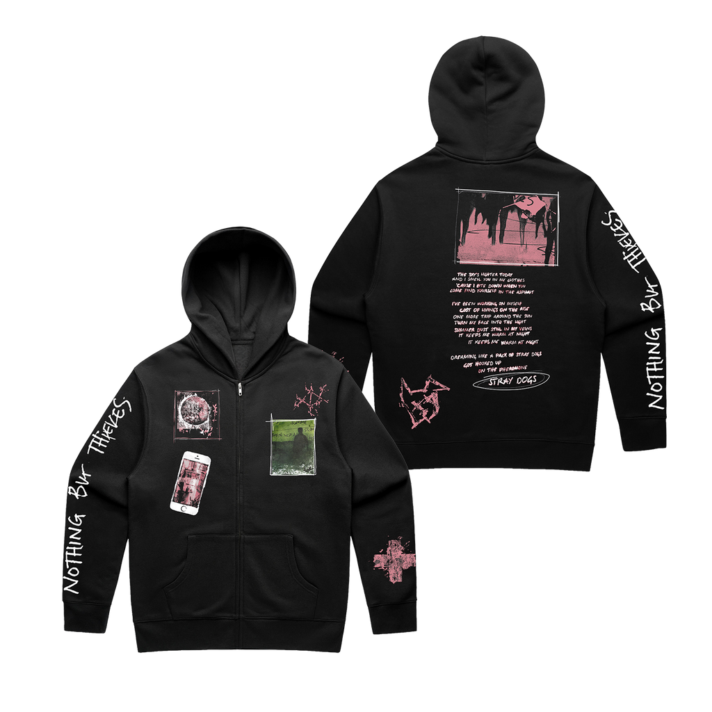 Stray Dogs Zip Hoodie