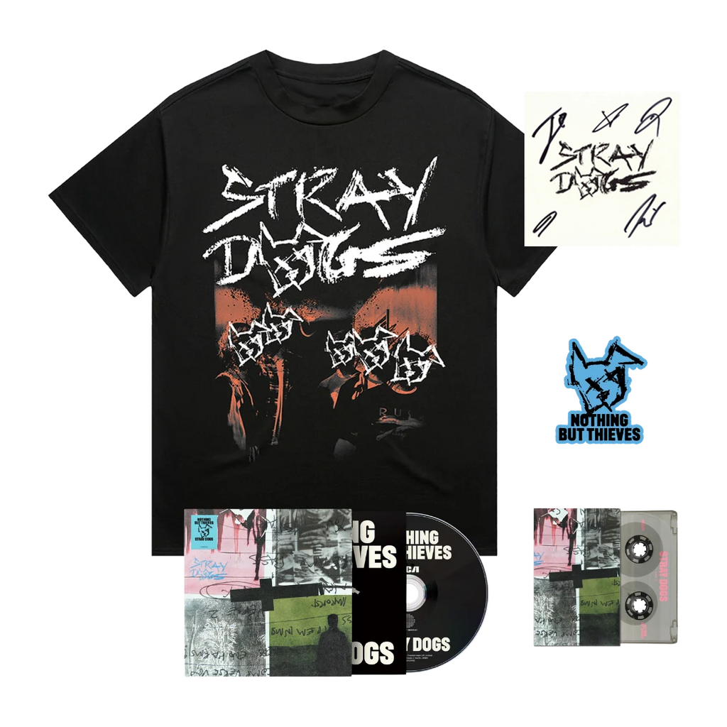 Stray Dogs T-Shirt Album Bundle (Signed art card)